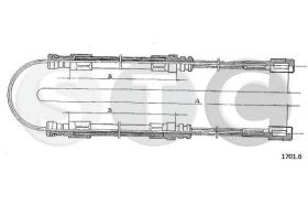 STC T481291 - CABLE FRENO DAILY TURBO 45.10-TRASS