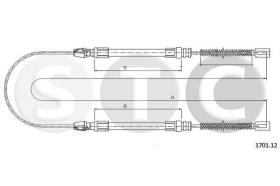 STC T481312 - CABLE FRENO DAILY TURBO DS 45.TRASS