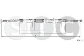 STC T481314 - CABLE FRENO BRAVA 1,6-1,8-DS AIZQQ