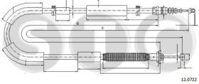 STC T481368 - CABLE FRENO BRAVO ALL DX-RH