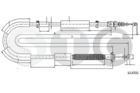 STC T481368 - CABLE FRENO BRAVO ALL DER