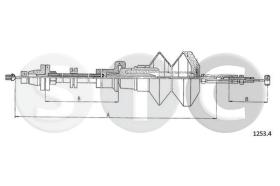 STC T481419 - CABLE ACELERADOR UNO45 MOT. FI