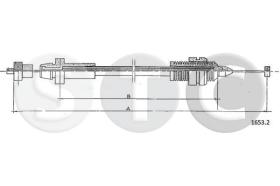 STC T481475 - CABLE ACELERADOR TEMPRA 1,4 -