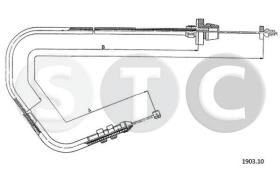 STC T481499 - CABLE ACELERADOR Y 10 1,0 - 1,