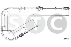 STC T481513 - CABLE ACELERADOR CINQUECENTO 7