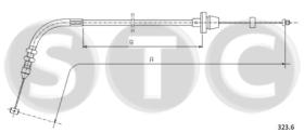 STC T481533 - PANDA 1,1I SPI ACELERADOR FIAT