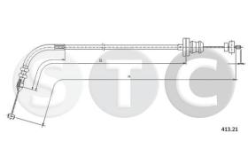 STC T481542 - CABLE ACELERADOR PUNTO 55-60-7