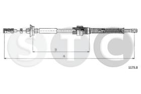 STC T481548 - CABLE ACELERADOR DUCATO DS 2,0