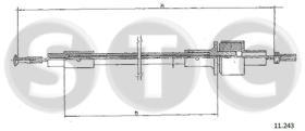 STC T481663 - SIERRA 1,8-2,0 (TL MOTOR) EMBRAGUE FORD