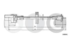 STC T481718 - CABLE CUENTAKILOMETROS TRANSIT
