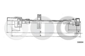 STC T481733 - CABLE CUENTAKILOMETROS FIESTA