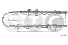 STC T481781 - CABLE FRENO ESCORT ALL TRAS