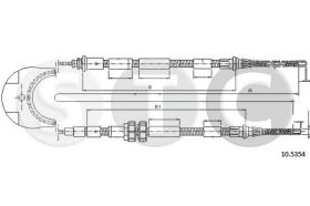 STC T481794 - CABLE FRENO ESCORT 1,4-1,6-1,8TRASS