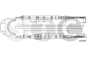 STC T481795 - CABLE FRENO ESCORT VAN/COURIERTRASS