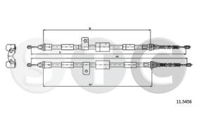 STC T481823 - CABLE FRENO KA ALL TRAS
