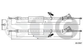 STC T481828 - CABLE FRENO FOCUS IIALL (DRUMTRASS