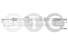 STC T481849 - CABLE FRENO GALAXY ALL IZQ