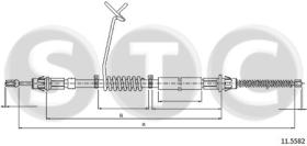 STC T481855 - CABLE FRENO TRANSIT ALL FWD CAB (DRUM BRAKE) SX-LH