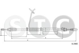 STC T481857 - CABLE FRENO TRANSIT ALL RWD CADERR