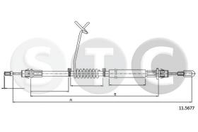 STC T481866 - CABLE FRENO TRANSIT ALL RWD CAIZQQ