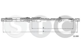 STC T481895 - CABLE ACELERADOR TRANSIT BENZI