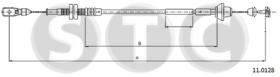 STC T481919 - CABLE ACELERADOR FIESTA 1,8D / TDI