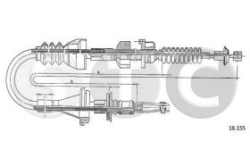 STC T481922 - CABLE EMBRAGUE PRELUDE
