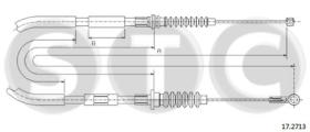 STC T482015 - CABLE FRENO TROOPER   SX-LH