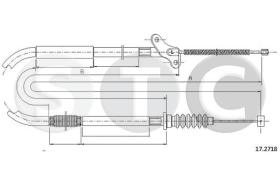 STC T482018 - CABLE FRENO TROOPER LWB  DER