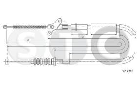 STC T482019 - CABLE FRENO TROOPER SWB  DER
