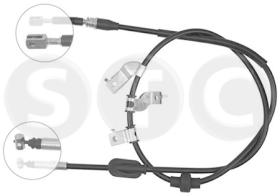 STC T482168 - CABLE FRENO 25 ALL  (DRUM BRAKE) SX-LHAKE FRENO ROVER GRUP