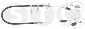 STC T482193 - CABLE FRENO 323 BF-PROTEGE USA  (DRUM BRAKE)   DX-