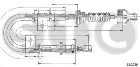 STC T482239 - CABLE EMBRAGUE COLT 1,5