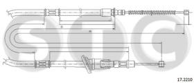 STC T482259 - CABLE FRENO SPACE WAGON SX-LH