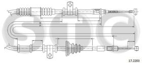 STC T482260 - CABLE FRENO COLT 1,2-1,3-1,5-DS (DISC BRAKE) DX-RH