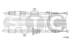 STC T482260 - CABLE FRENO COLT 1,2-1,3-1,5-DDERR