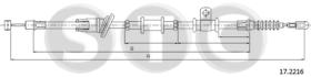 STC T482276 - CABLE FRENO SPACESTART ALL VAN DX-RH