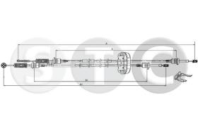STC T482291 - CABLE CAMBIO PRIMASTAR ALL GEA