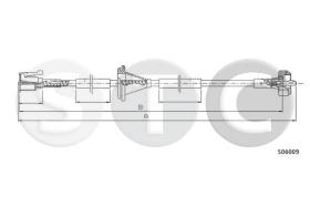 STC T482292 - CABLE CUENTAKILOMETROS MICRA A