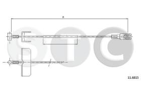 STC T482370 - CABLE FRENO PRIMASTAR ALL INTE