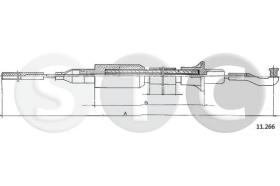 STC T482399 - CABLE EMBRAGUE RECORD E 1,7 -