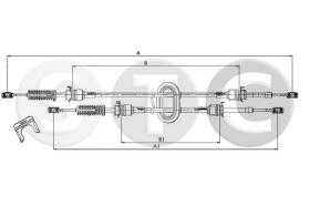 STC T482427 - CABLE CAMBIO INTERSTAR ALL
