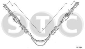 STC T482452 - CABLE FRENO KADETT B