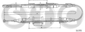 STC T482466 - CABLE FRENO ASCONA C ALL DX-RH