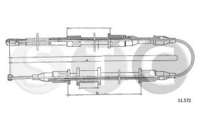 STC T482466 - CABLE FRENO ASCONA CALL DER