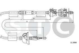 STC T482708 - CABLE EMBRAGUE 405 1,6-1,8-2,0