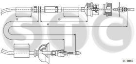 STC T482715 - 405 TD-M16MANUAL ADJU EMBRAGUE PEUGE