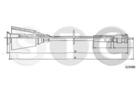 STC T482748 - CABLE CUENTAKILOMETROS 505 5 S
