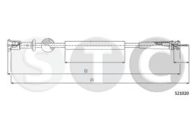 STC T482758 - CABLE CUENTAKILOMETROS 306 ALL