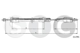 STC T482918 - CABLE EMBRAGUE TRAFIC TR/AV 2,
